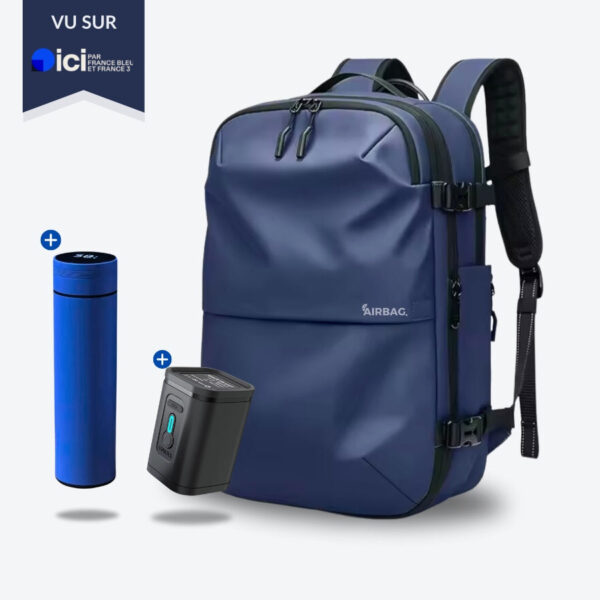 Sac à dos AirBag bleu [Pompe à air]