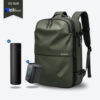 Sac à dos AirBag vert olive foncé - Pompe à air incluse