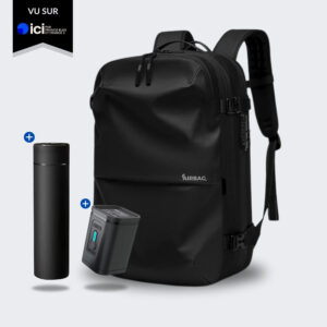 Sac de voyage AirBag noir mat - Pompe incluse
